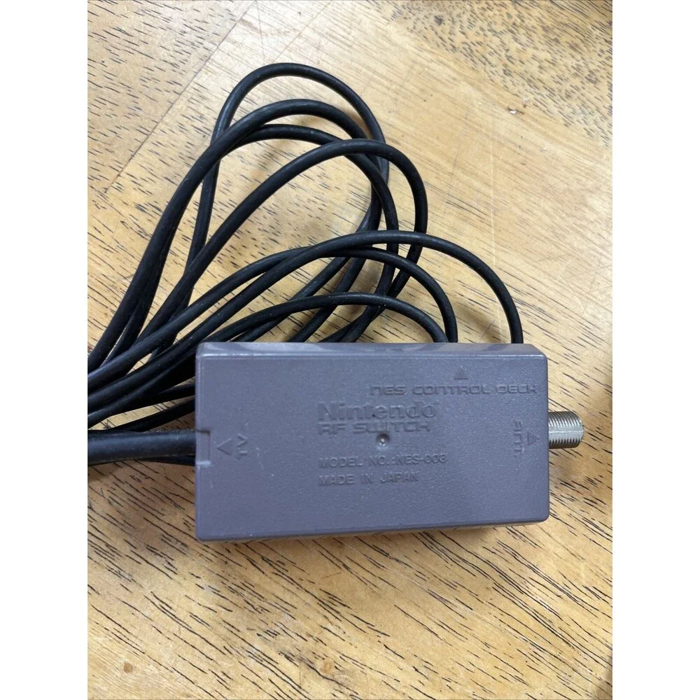 Official OEM Original NES SNES Nintendo System RF Switch TV Cable Cord Tested